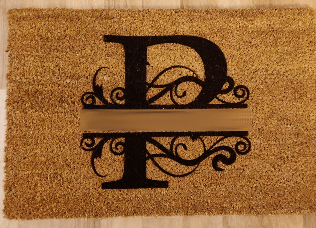 personalized Coco Coir Doormat
