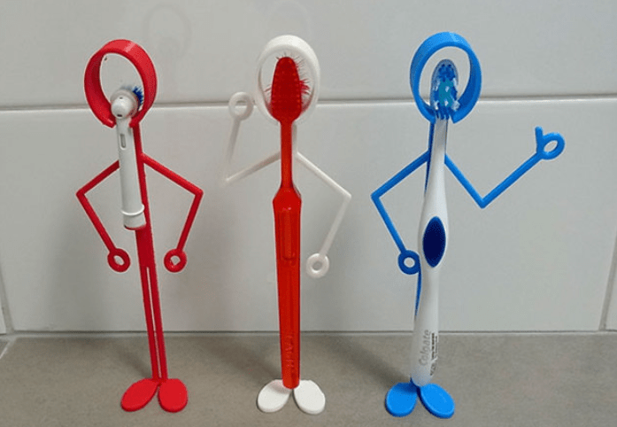 Funny Toothbrush Stand