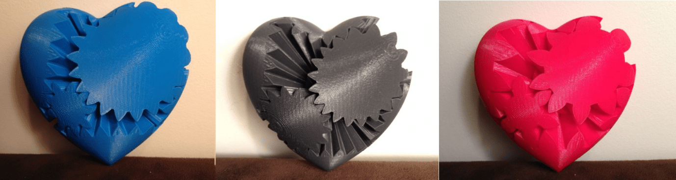 Love Gears - fully 3D printed!
