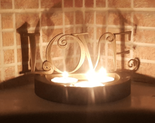 Valentine’s day Candle Holder