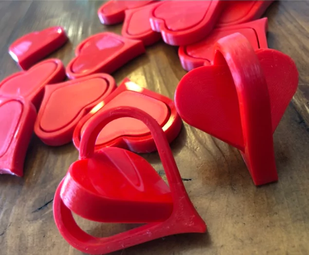 Valentine Day cookie cutter for professional free 3D model 3D printable