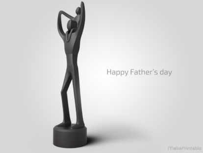 Dad sculpture