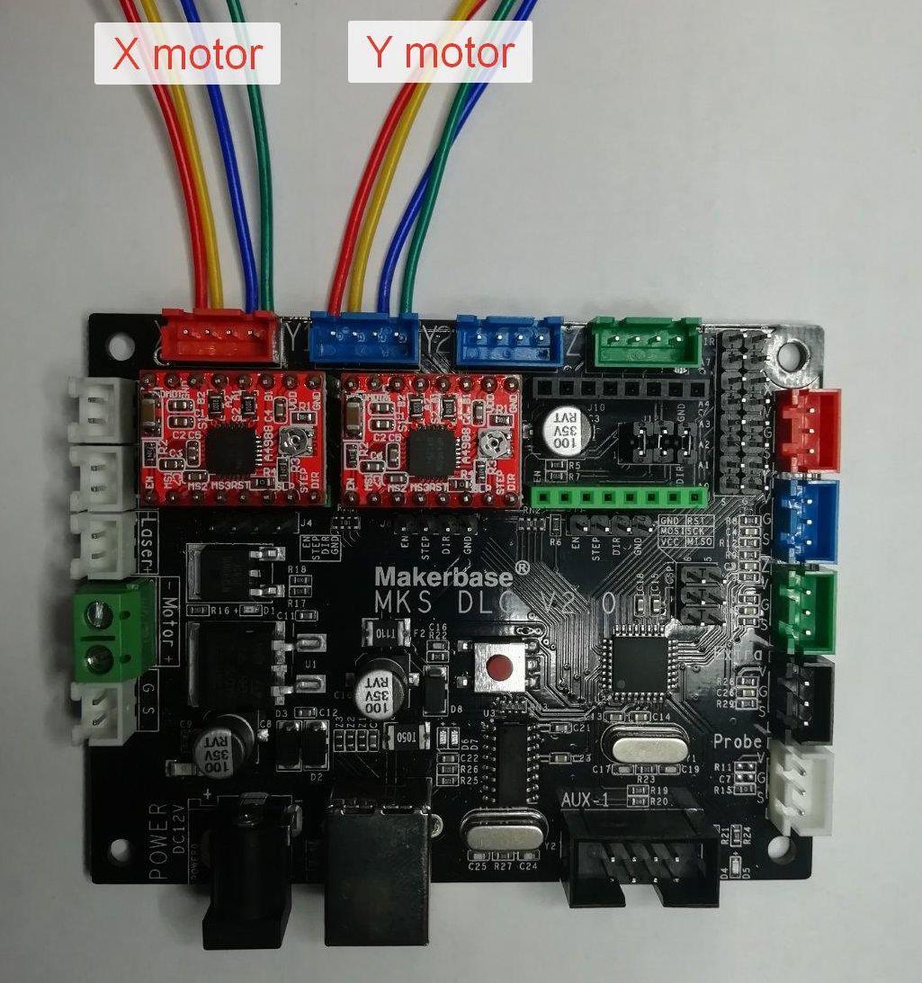 Upgrading of a board with the GRBL firmware for laser engraving using Makerbase MKS 2 DLC board