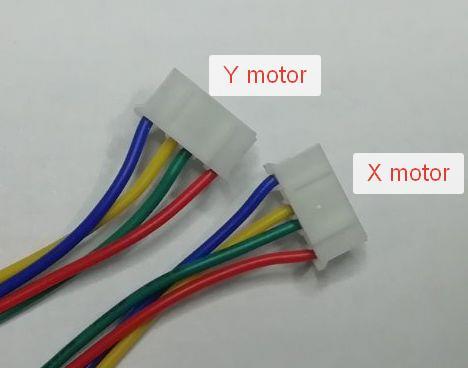 X motor / Y motor wires
