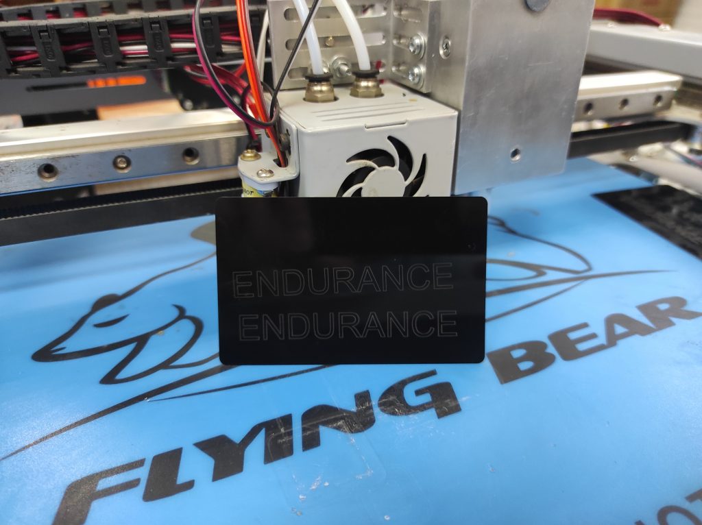 Installing Endurance laser on FlyingBear TORNADO Full Metal DIY 3D Printer Kit