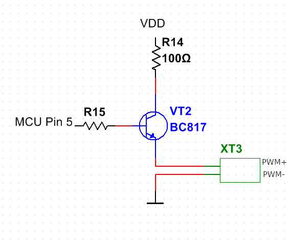 Output stage with an emitter repeater