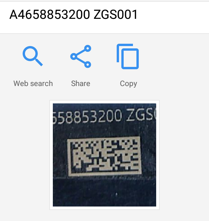 QR code laser marking on different types of plastics