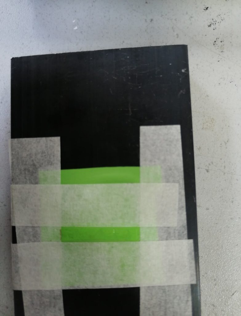 Figure 10 Green film soldering results