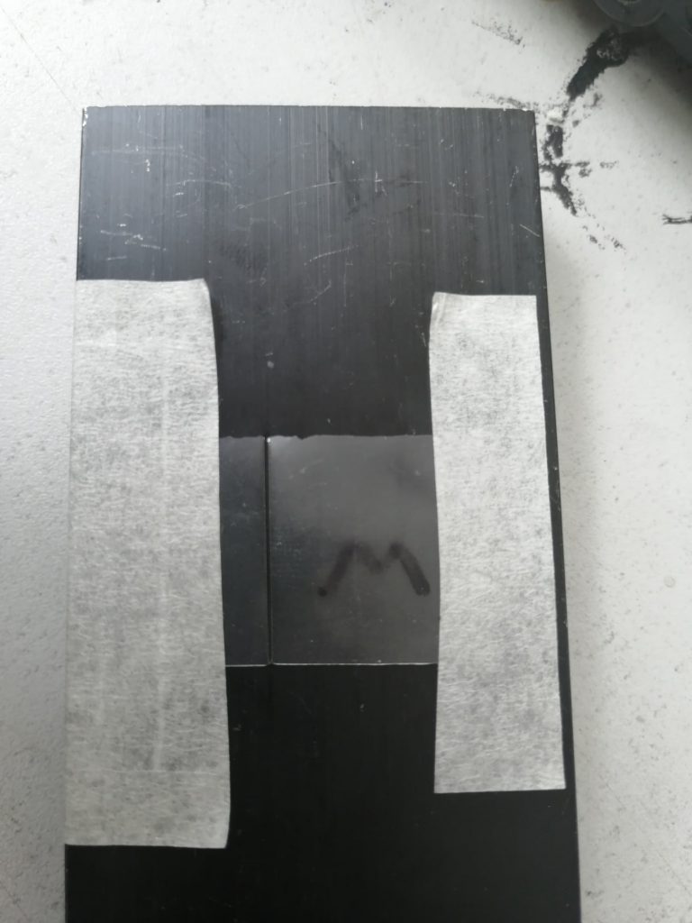 Figure 12. The result of a sharp white film.