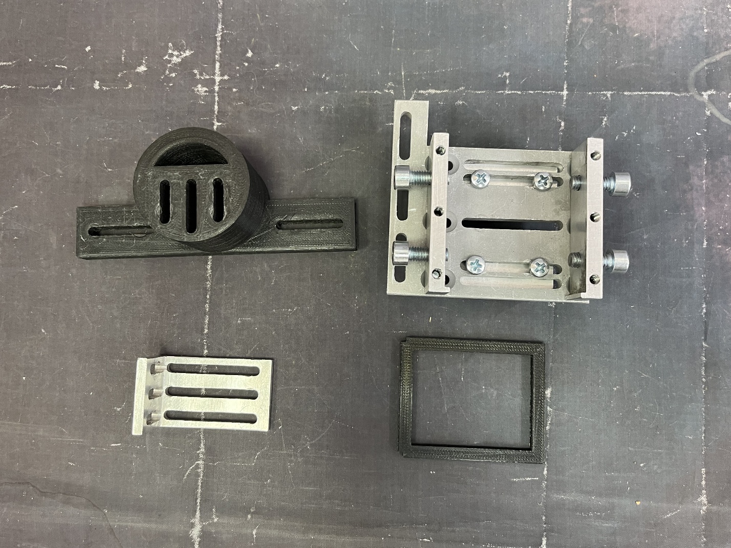 Figure 3 - Parts for assembling the mount