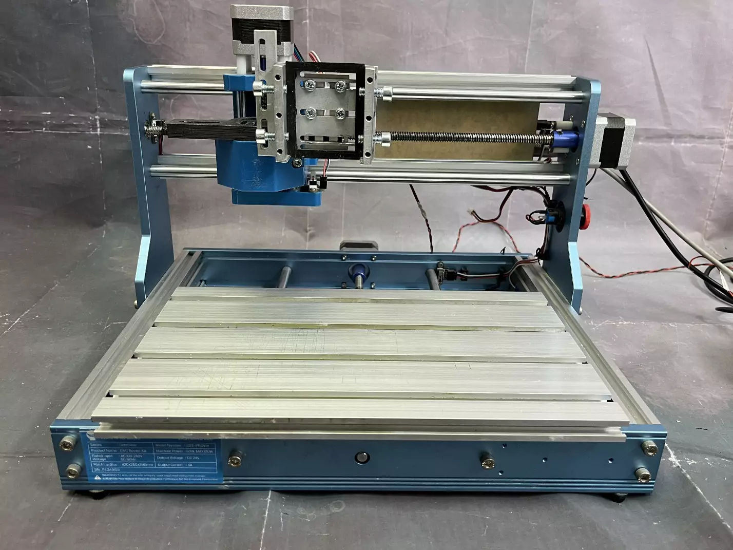 Figure 5 - Appearance of the mount installed on the machine with a plastic stand