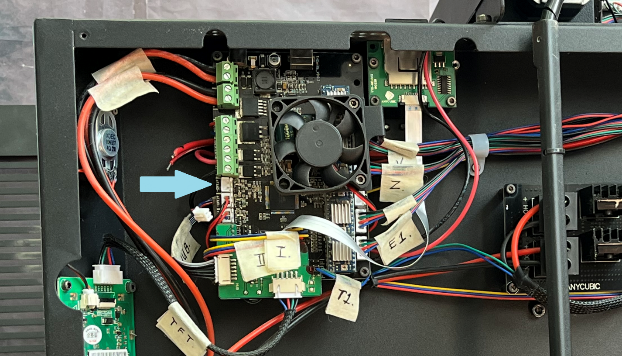 Figure 5 - Connecting the laser to the control board of the 3D printer