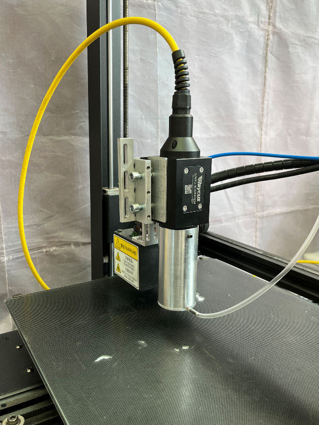 Installing a 50W fiber laser on a 3D printer