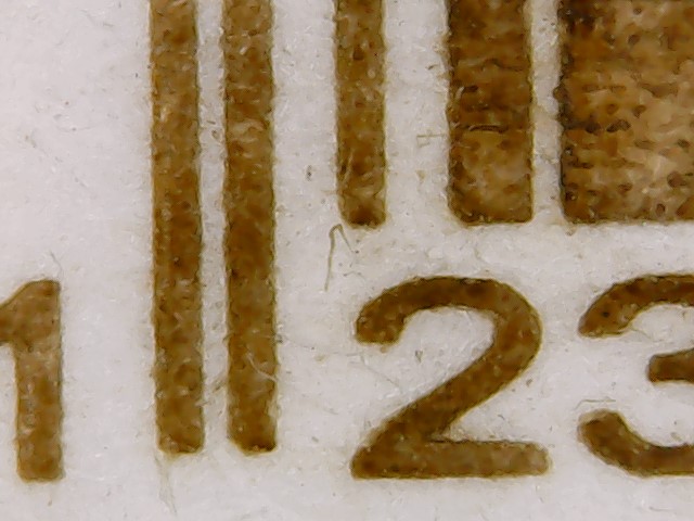 Barcode marking on cardboard